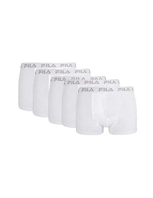 Paquete 5 Boxer Fila Gris | Ofertas de pádel